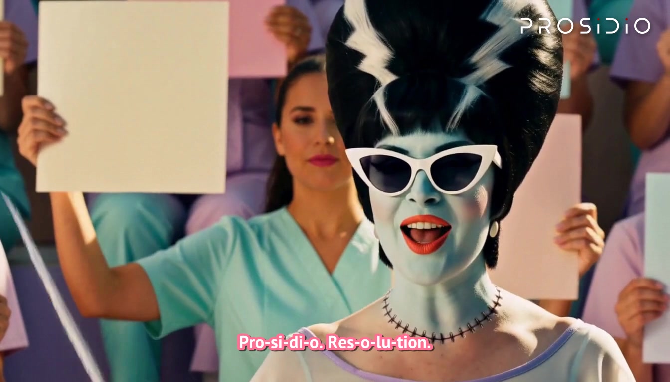 Captured frame from Prosidio’s Resolution Halloween film
