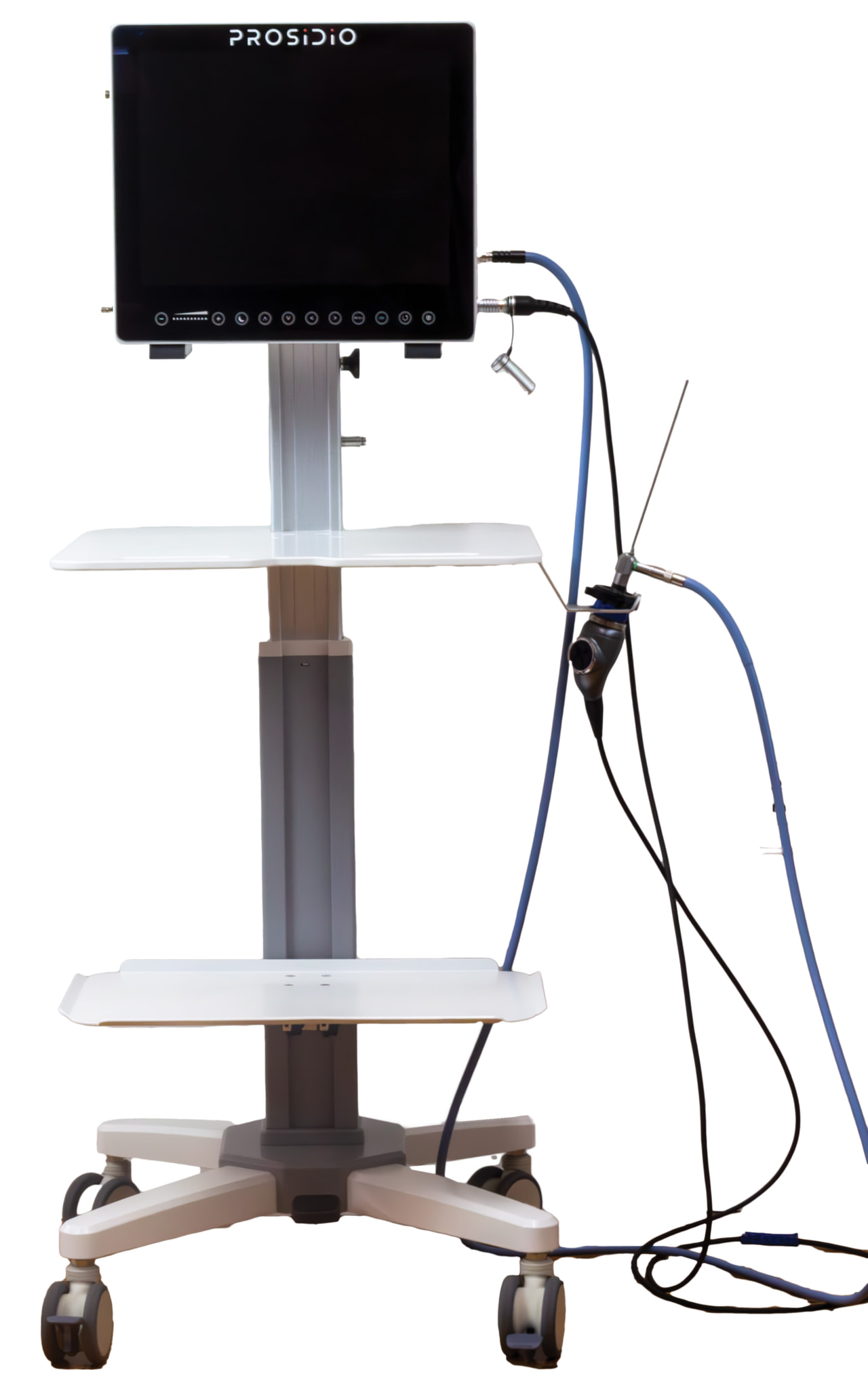 Prosidio endoscopy camera system on a mobile equipment cart