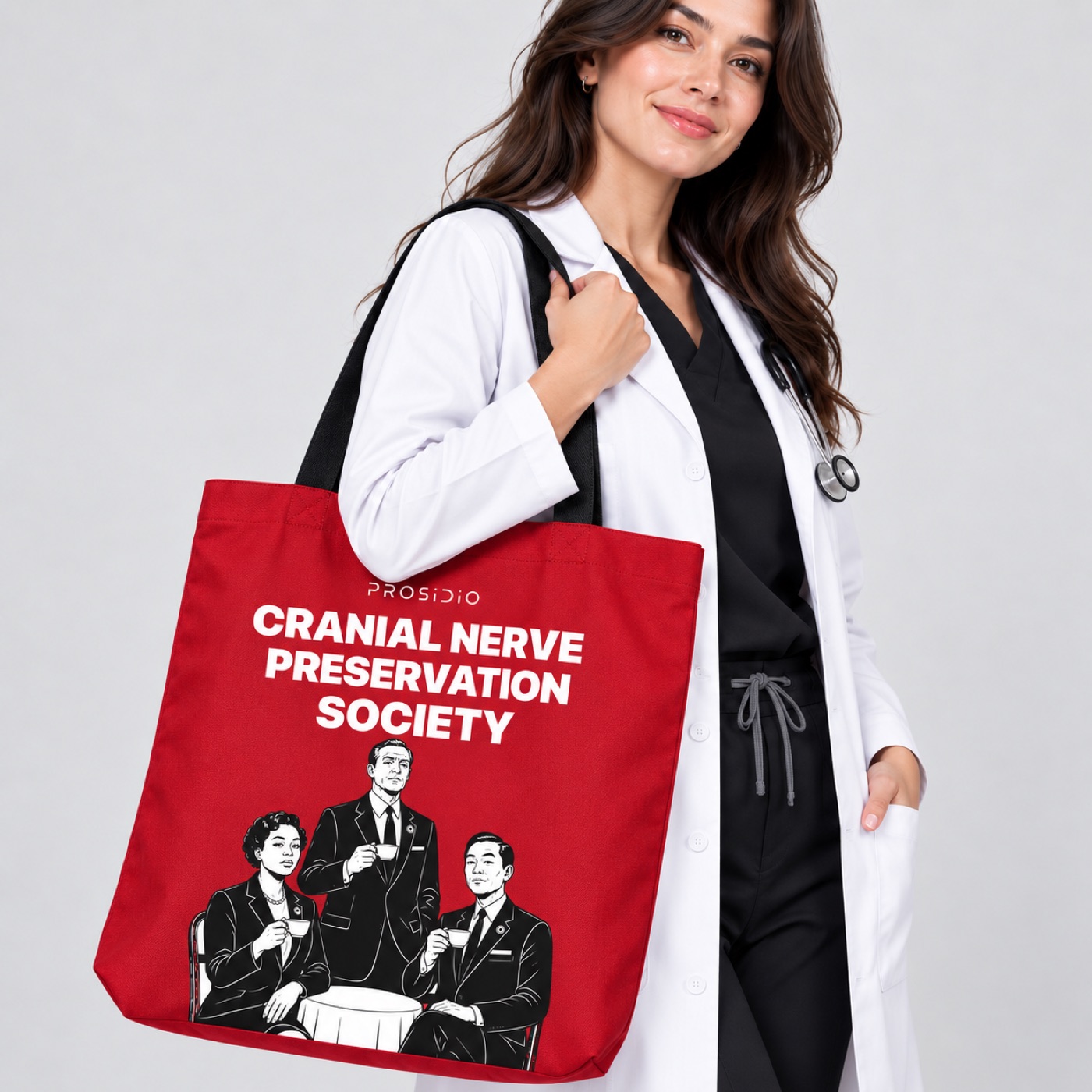 Prosidio canvas tote from the Tote Collection